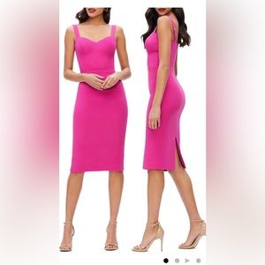 Dress the Population Pink Dress. Never worn.